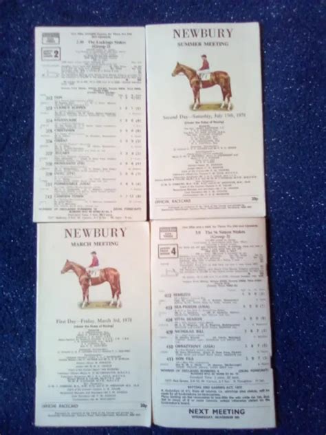 Newbury Racecards .